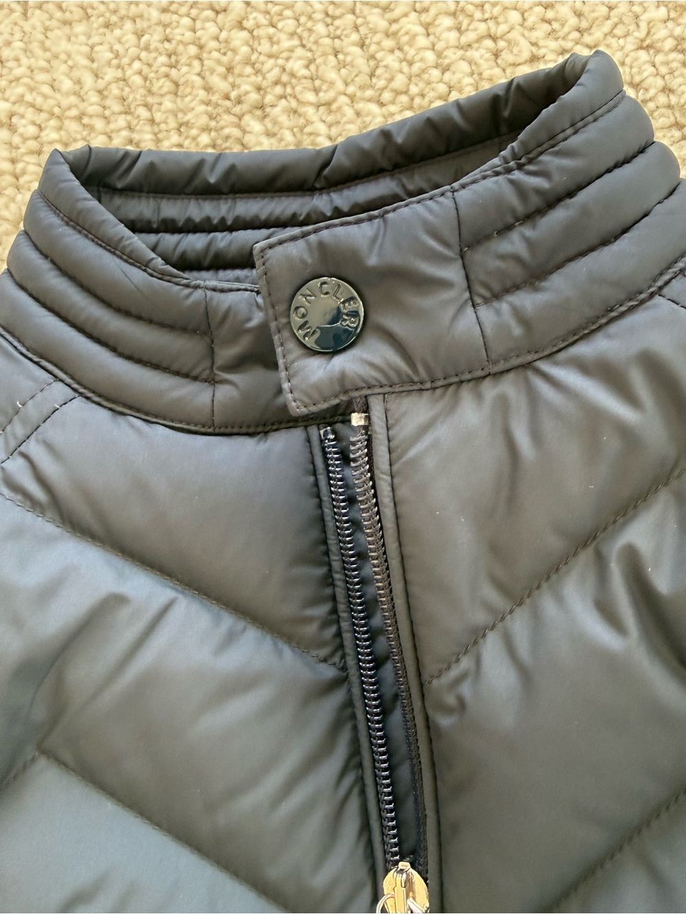 Moncler Boy's Otalus Down Biker Jacket - Picture 3 of 9